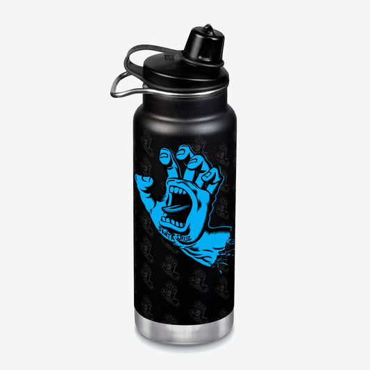 32oz-tkwide-with-chug-cap-santa-cruz-screaming-hand-d8 K32TKWCG-BK-SantaCruze_ScreamingHand.jpg